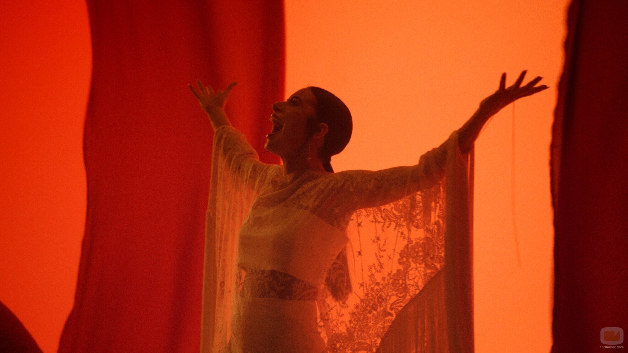 Blanca Paloma, en el videoclip de "Eaea" para Eurovisión 2023