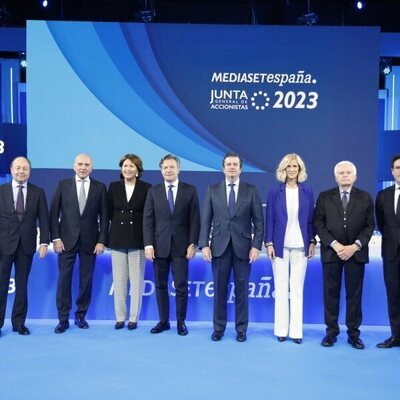 Los miembros de la Junta de Accionistas de Mediaset 2023