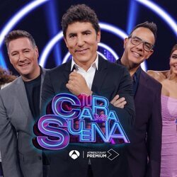 Manel Fuentes junto con el jurado de 'Tu cara me suena 10'