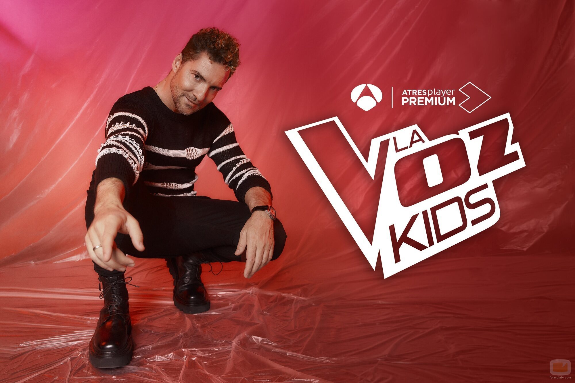 David Bisbal posa para 'La Voz Kids 2023'
