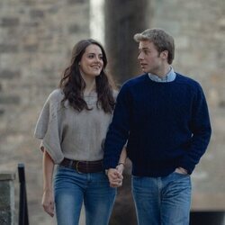 Kate Middleton y el Príncipe Guillermo en la temporada 6 de 'The Crown'