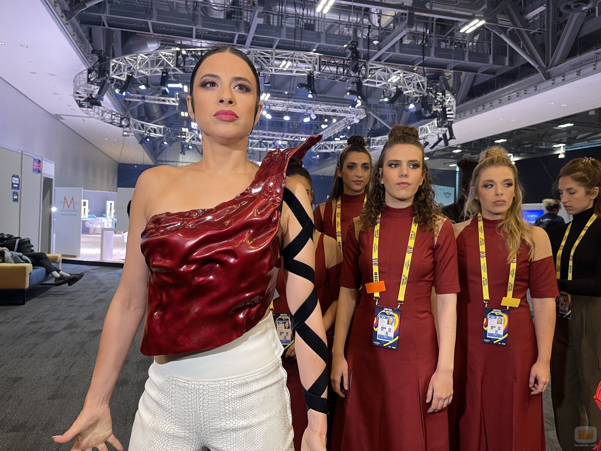 Blanca Paloma, en el primer ensayo de Eurovisión 2023
