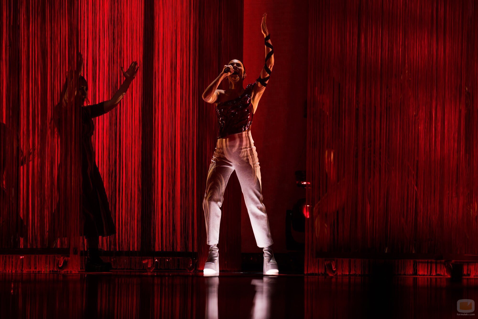 Blanca Paloma en su primer ensayo para Eurovisión 2023