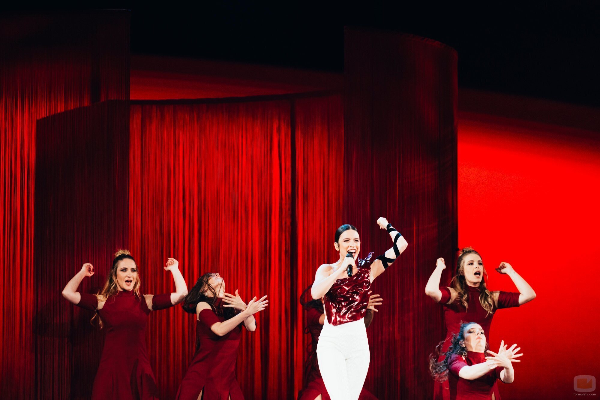Primer ensayo de Blanca Paloma en Eurovisión 2023