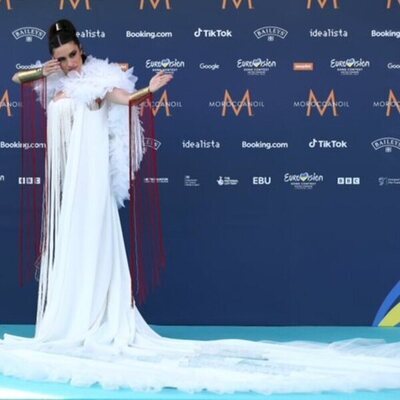 Blanca Paloma posa en el Liverpool Opening de Eurovisión 2023