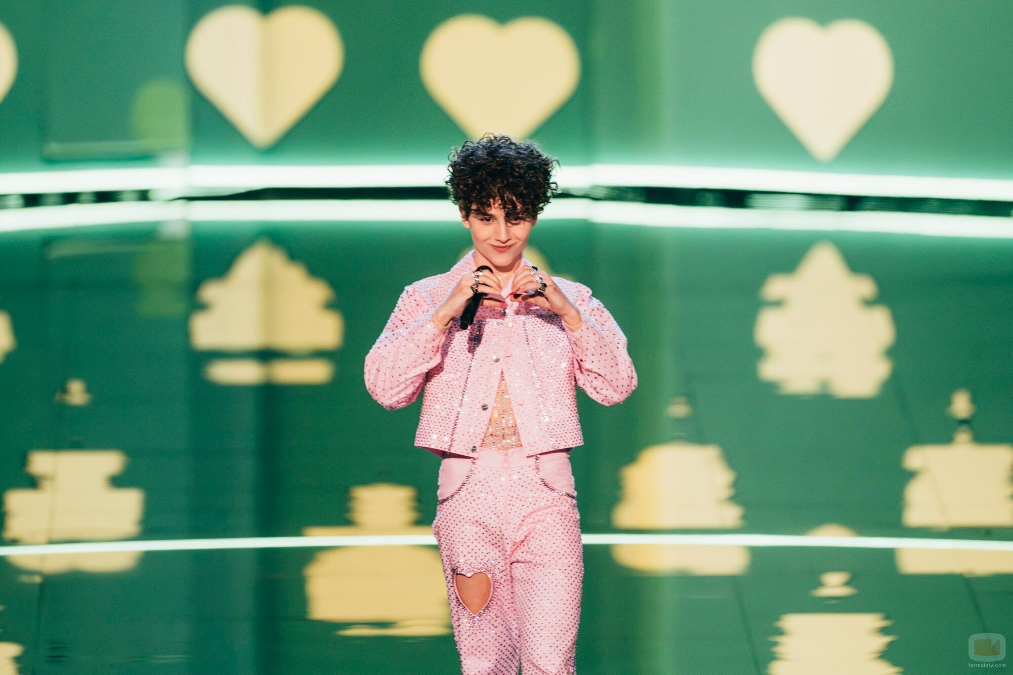 Reiley, representante de Dinamarca en Eurovisión 2023, en la Semifinal 2