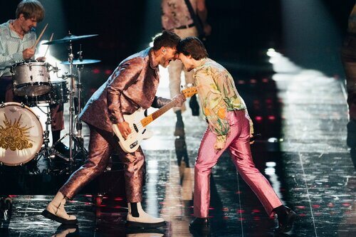 Joker Out, representantes de Eslovenia en Eurovisión 2023, en la Semifinal 2