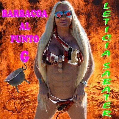 Portada de "Barbacoa al punto g", el single veraniego de Leticia Sabater