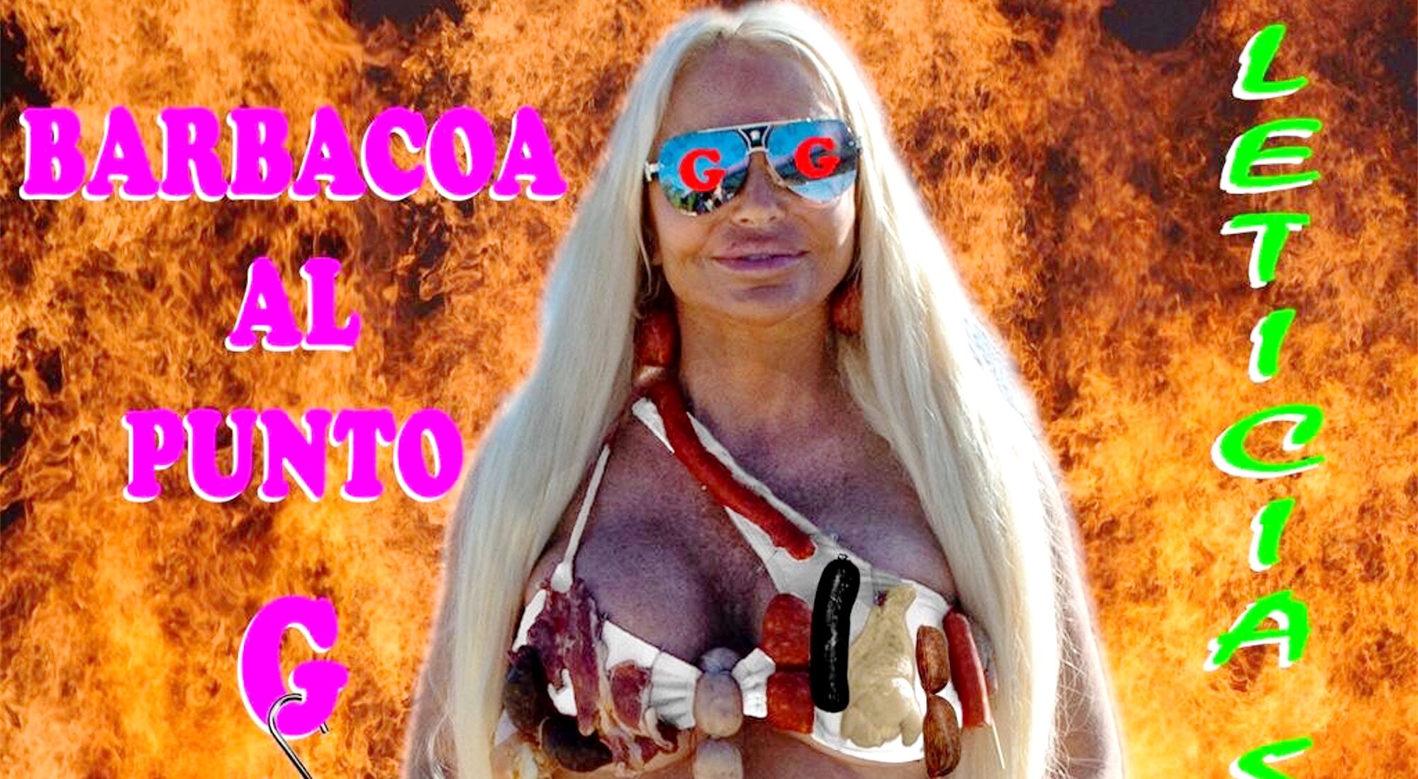 Portada de "Barbacoa al punto g", el single veraniego de Leticia Sabater