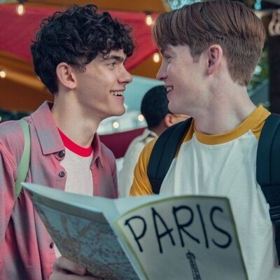 Joe Locke y Kit Connor, en la segunda temporada de 'Heartstopper'
