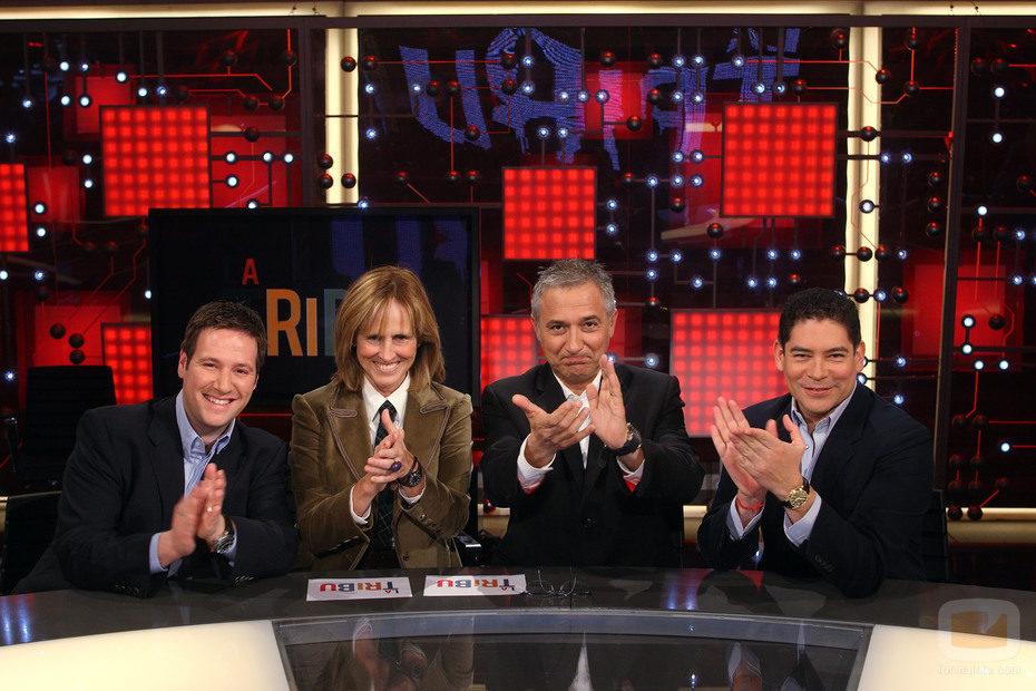 El equipo de 'La tribu' en la presentación del programa