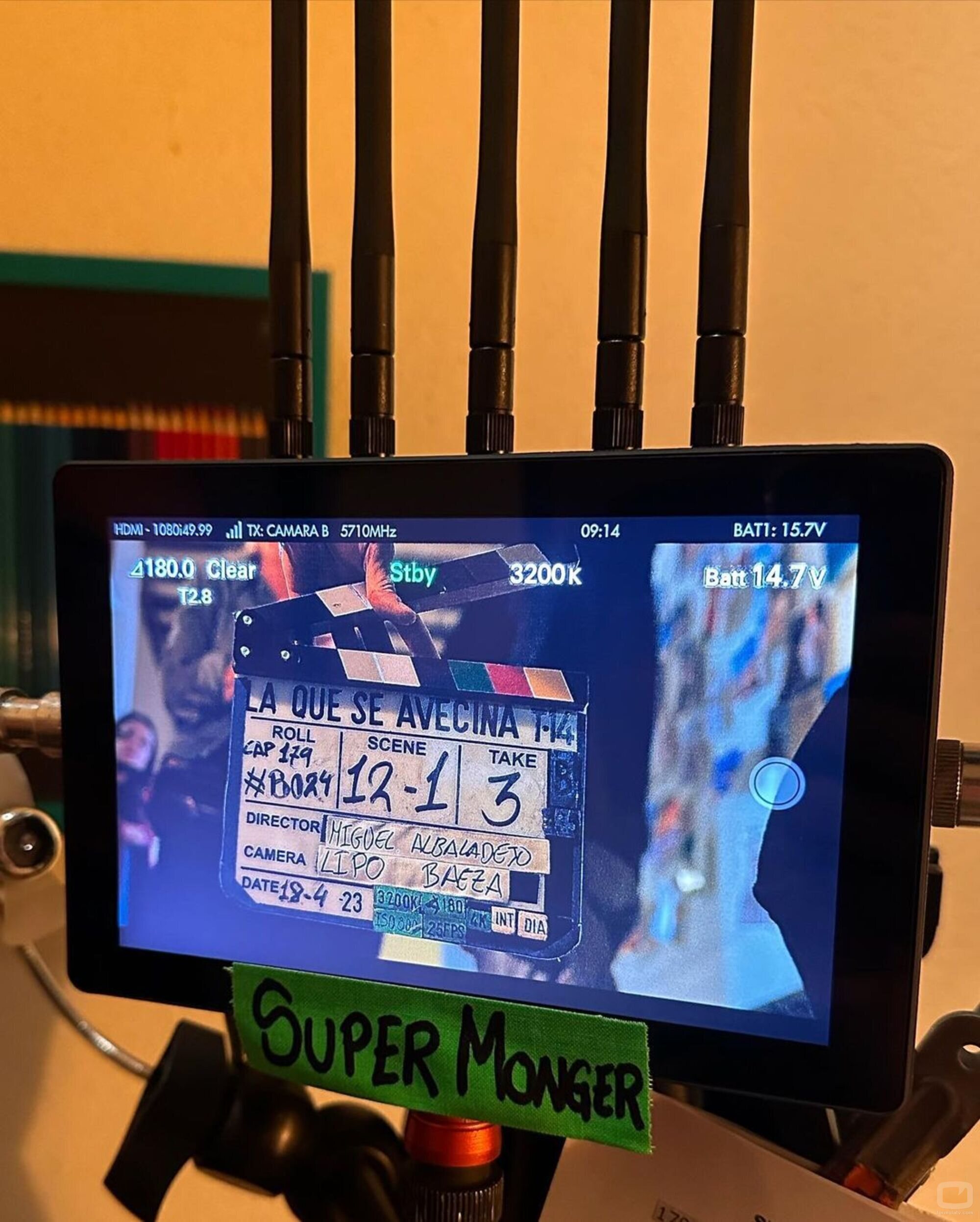 Imagen del rodaje de la temporada 14 de 'La que se avecina'