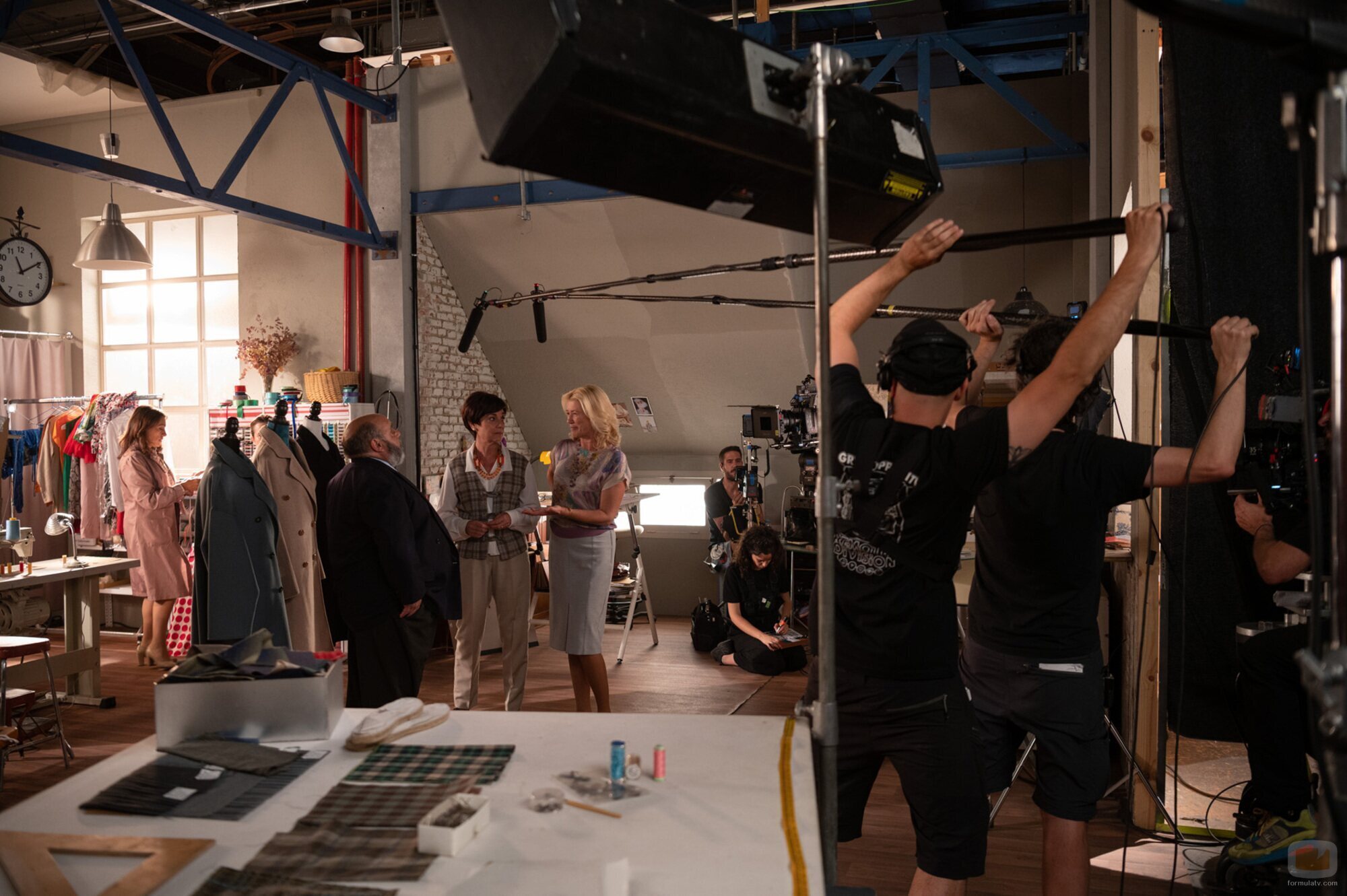 Silvia Espigado y Ana Duato graban la última temporada de 'Cuéntame cómo pasó'