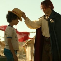 Luffy y Shanks en 'One Piece'