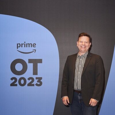 Tinet Rubira, director de Gestmusic, posa en la presentación de 'OT 2023'