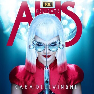 Póster de Cara Delevingne en 'American Horror Story: Delicate'