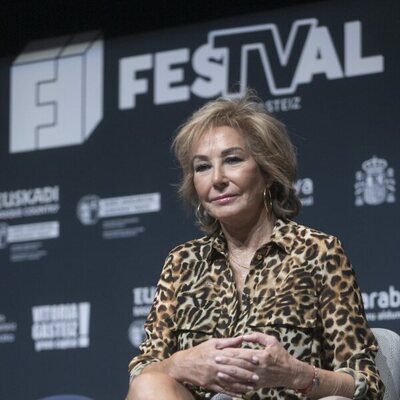 Ana Rosa Quintana en la presentación de 'TardeAR' en el FesTVal 2023