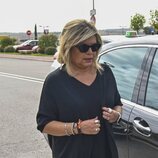 Terelu Campos en el tanatorio por la muerte de María Teresa Campos