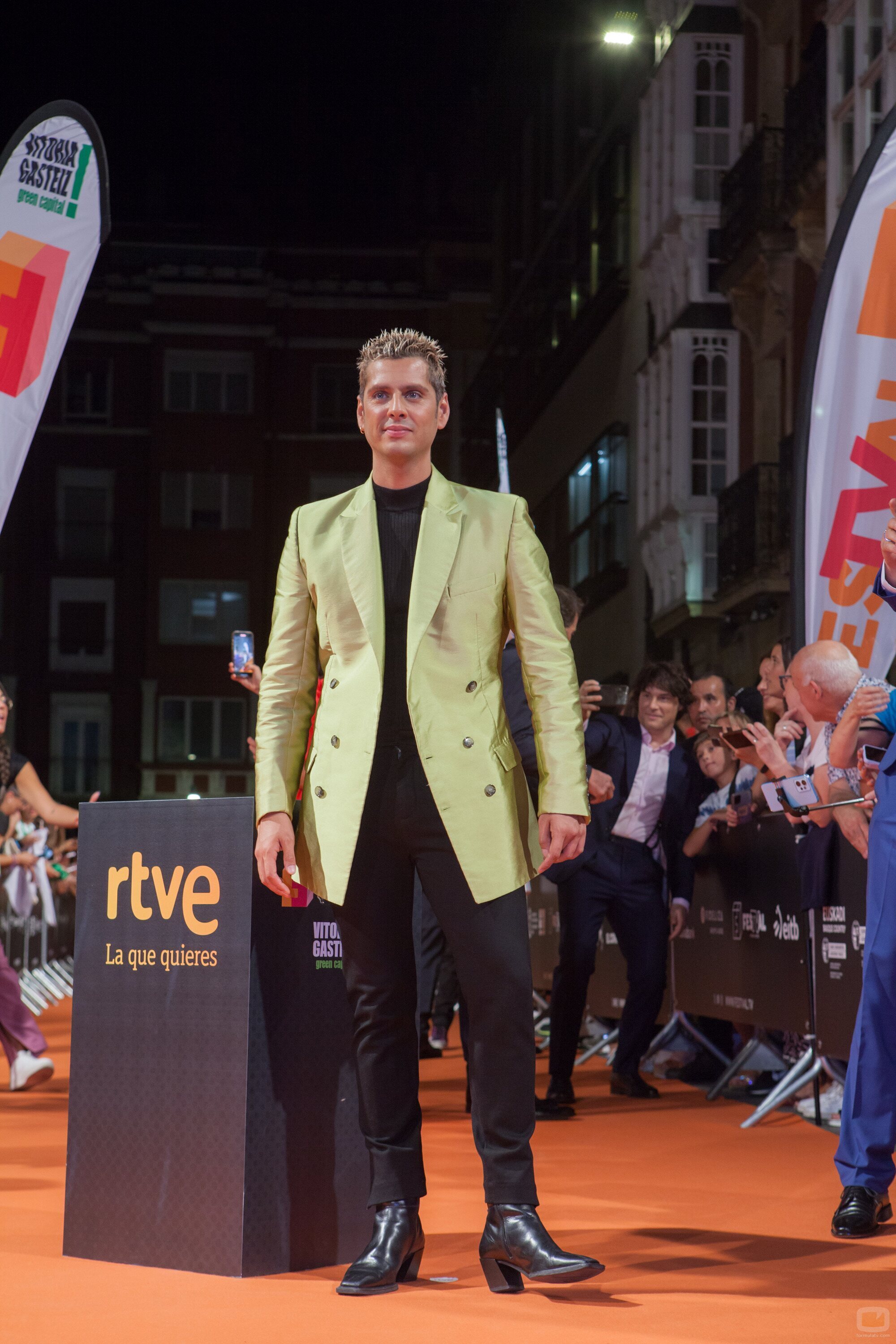 Eduardo Casanova en la presentación de 'MasterChef Celebrity 8' en el FesTVal