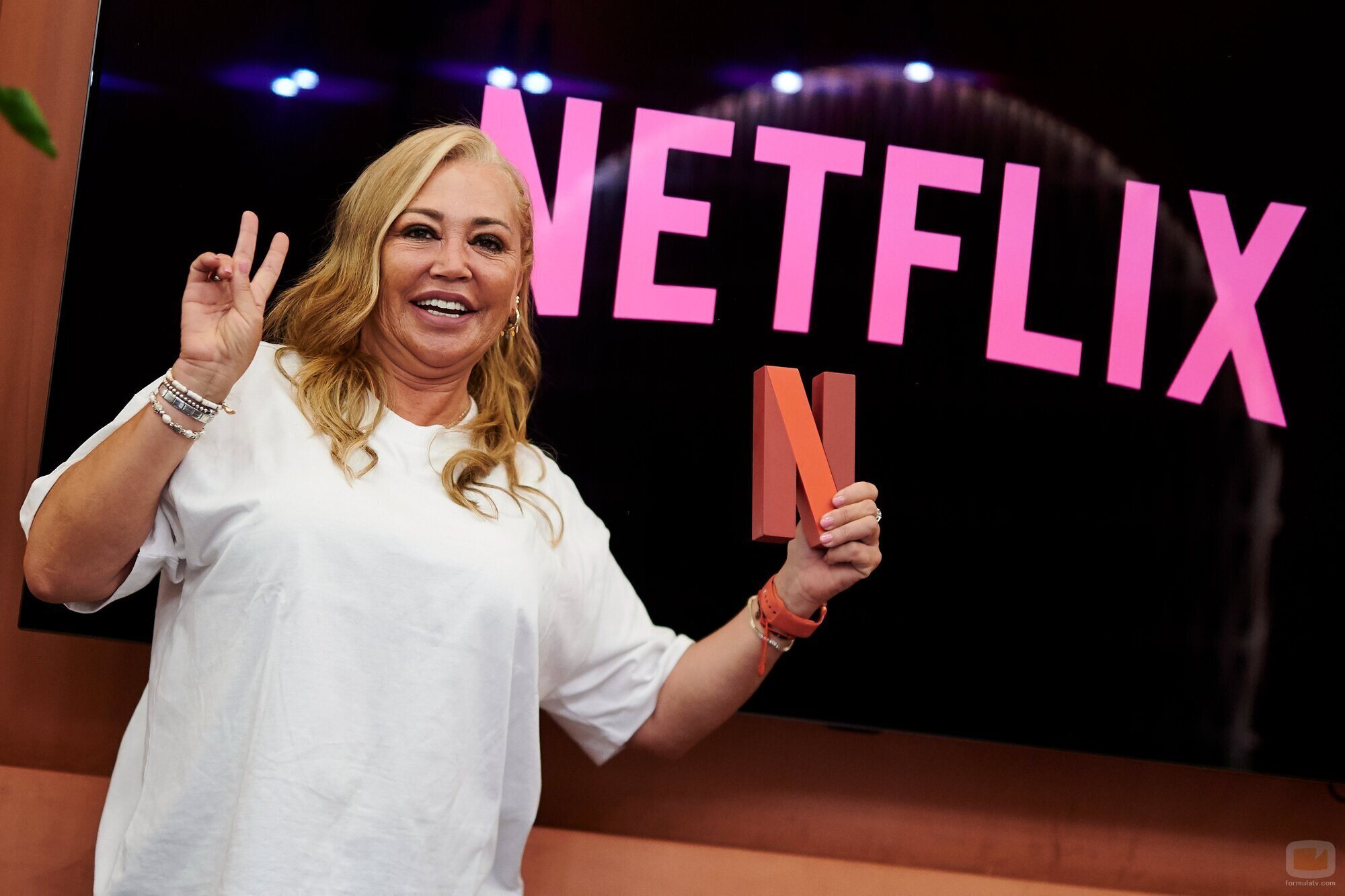 Belén Esteban, en las oficinas de Netflix tras el fin de 'Sálvame'
