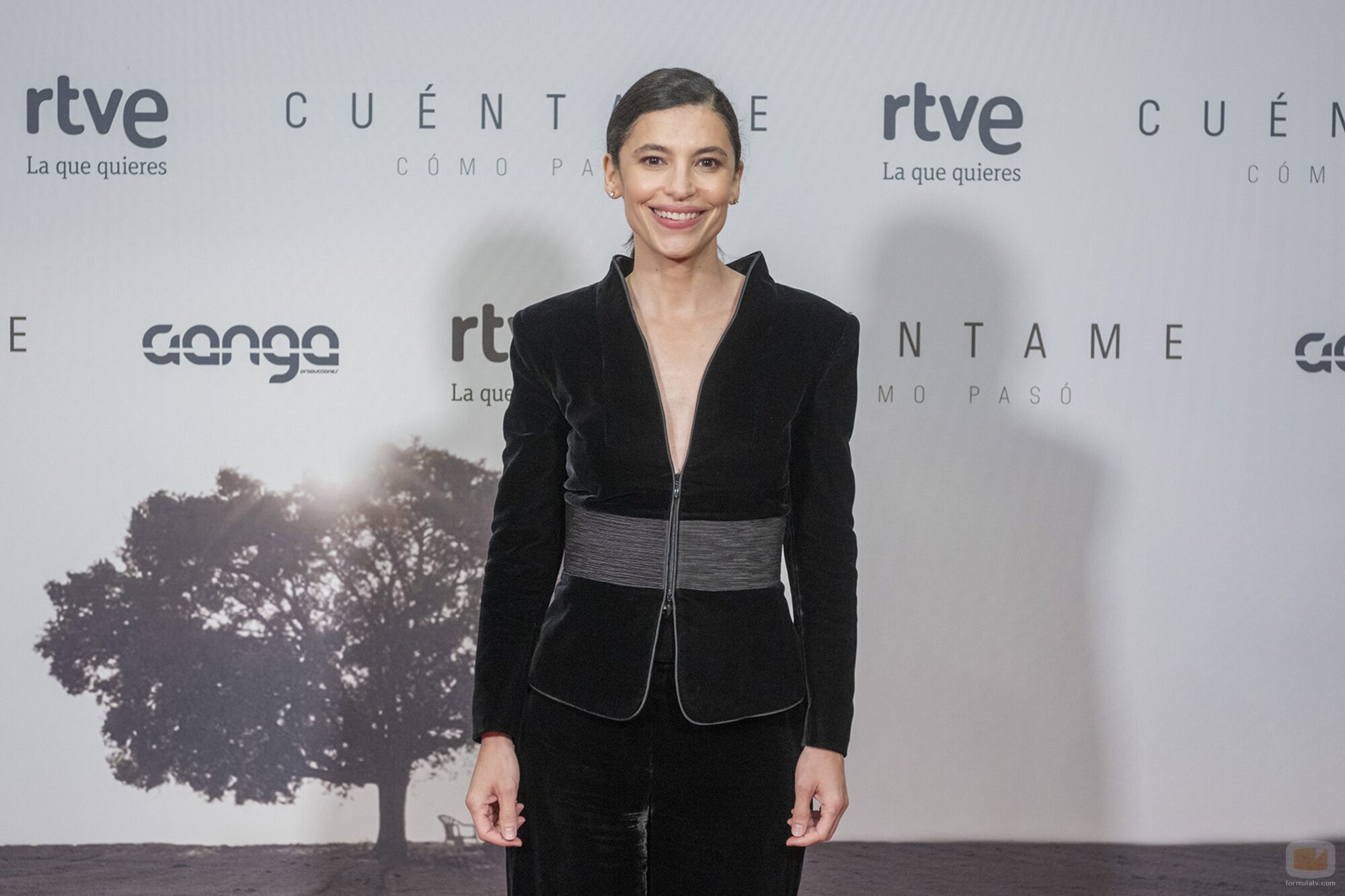 Irene Visedo en la presentación de 'Cuéntame cómo pasó' en el Festival de San Sebastián 2023