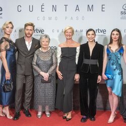 Elenco de 'Cuéntame cómo pasó' en la presentación de la serie en el Festival de San Sebastián 2023