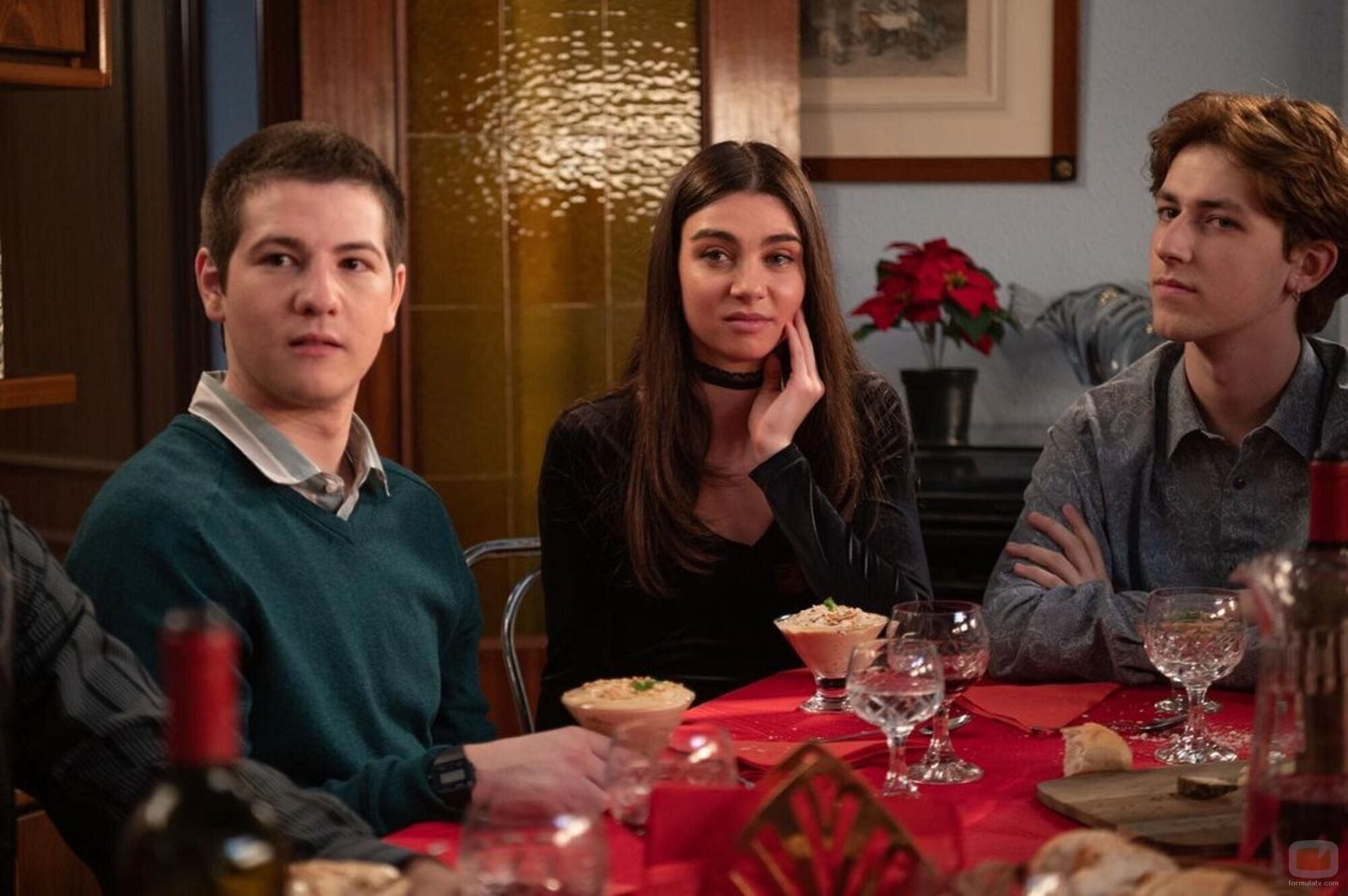 La cena de Nochevieja de los Alcántara en 'Cuéntame cómo pasó'