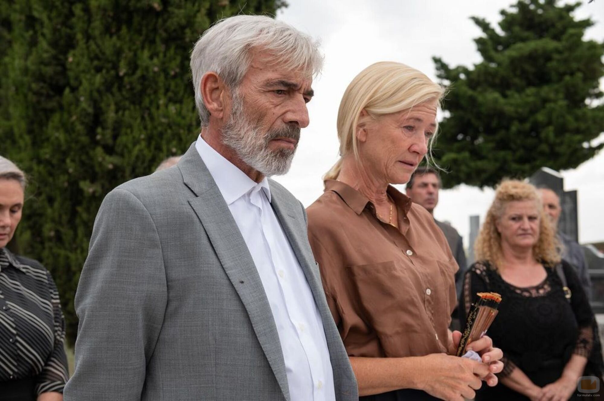 Antonio y Merche en una secuencia de 'Cuéntame' ambientada en 2001