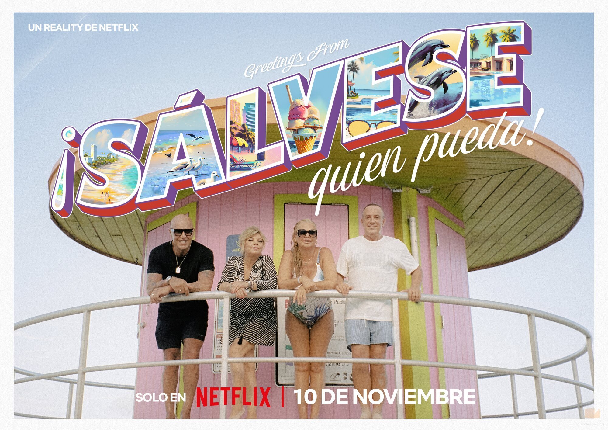 Póster oficial de la primera parte de '¡Sálvese quien pueda!'