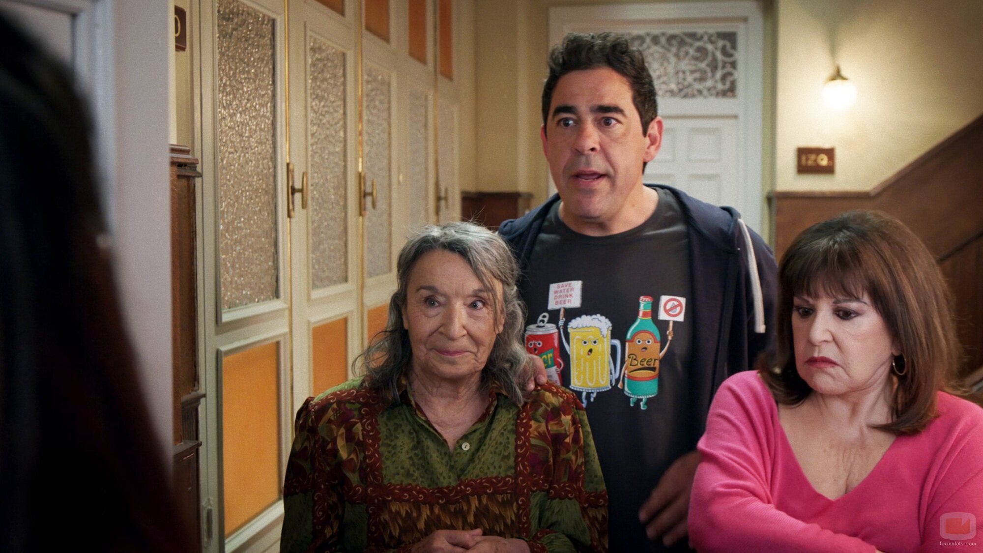 Petra Martínez, Pablo Chiapella y Loles León en la temporada 14 de 'La que se avecina'