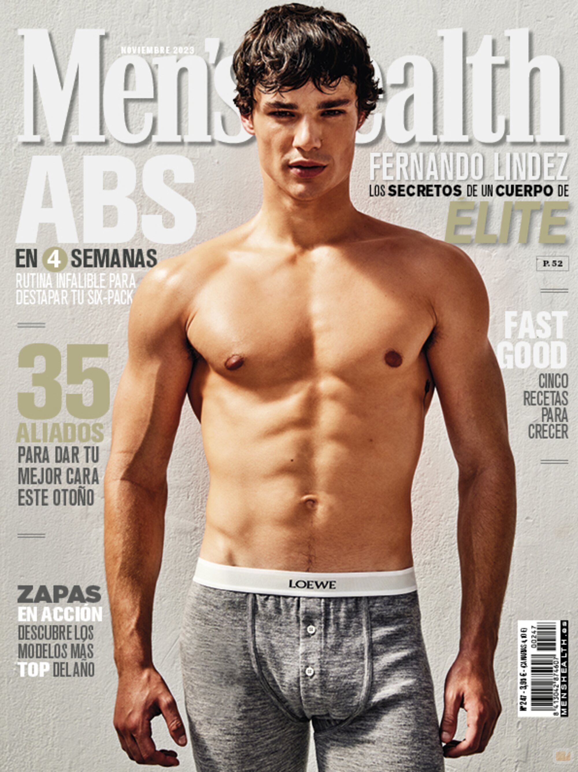 Portada de Fernando Lindez en Men's Health