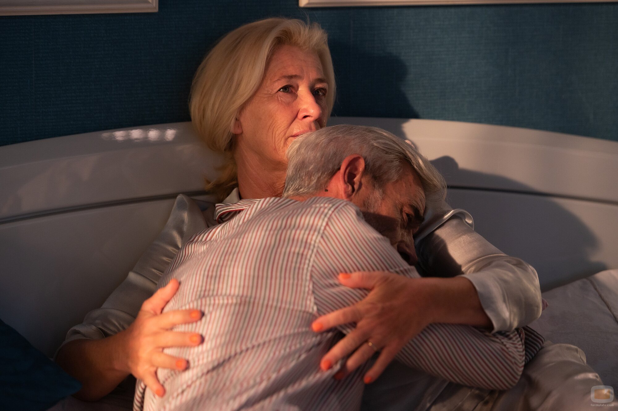 Ana Duato e Imanol Arias en la última temporada de 'Cuéntame'