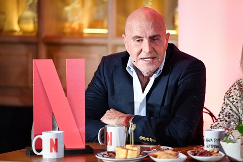 Kiko Matamoros en la rueda de prensa de '¡Sálvese quien pueda!'