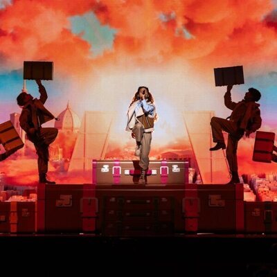 Escenografía de Sandra Valero en los ensayos de Eurovisión Junior 2023