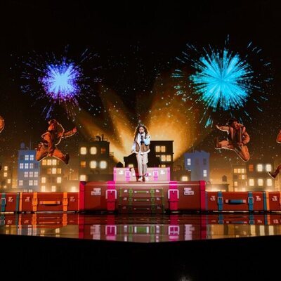 Primer ensayo de Sandra Valero en Niza para Eurovisión Junior 2023