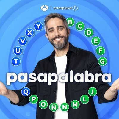 Roberto Leal, con el rosco de 'Pasapalabra'
