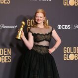 Sarah Snook, Mejor Actriz de Serie de Drama por 'Succession' en los Globos de Oro 2024