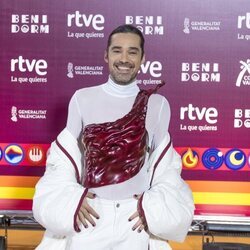 Jordi Cruz en la alfombra naranja del Benidorm Fest 2024