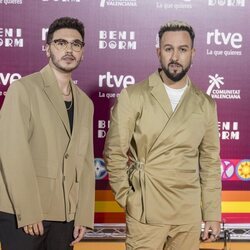 Lérica en la alfombra naranja del Benidorm Fest 2024