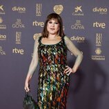 Loles León, sonriente en la alfombra roja de los Premios Goya 2024