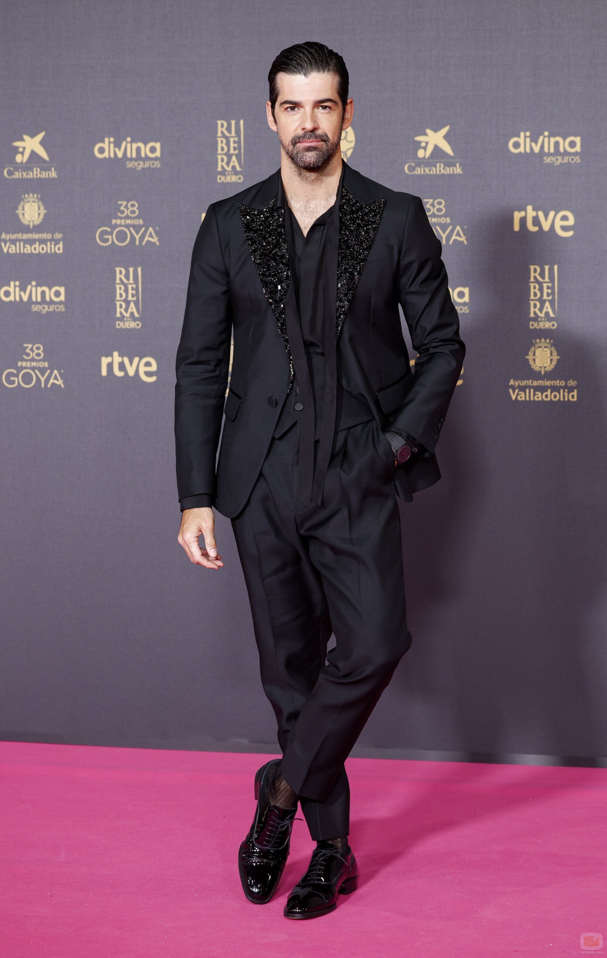 Miguel Ángel Muñoz en la alfombra roja de los Premios Goya 2024