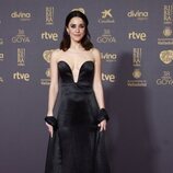 Macarena García en la alfombra roja de los Premios Goya 2024