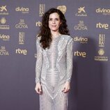 Núria Gago en la alfombra roja de los Premios Goya 2024