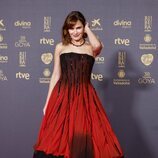 Elena S. Sánchez en la alfombra roja de los Premios Goya 2024