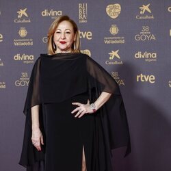 Carmen Machi en la alfombra roja de los Premios Goya 2024