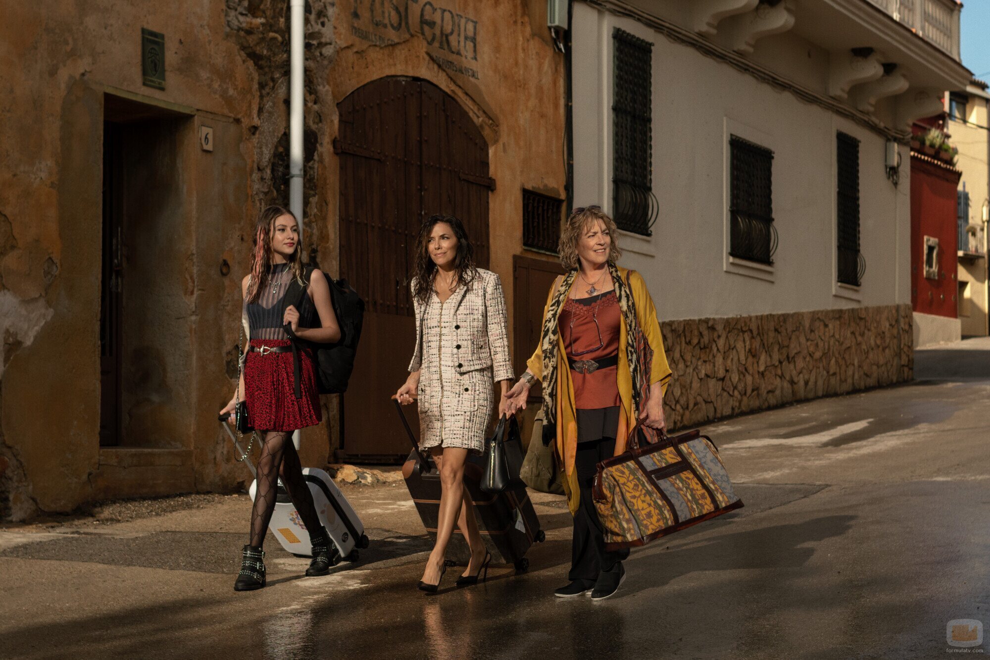 Las protagonistas de 'Tierra de mujeres'