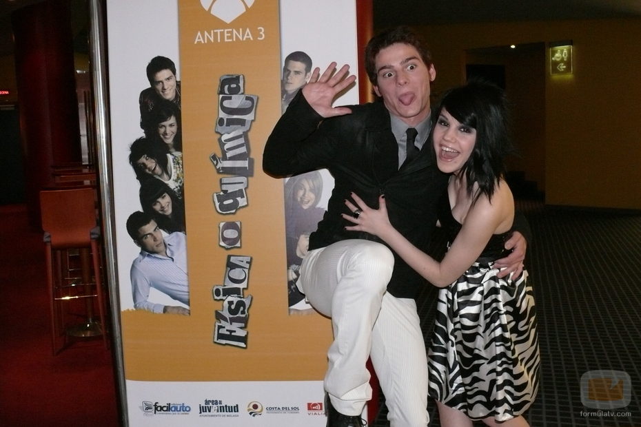 Óscar Sinela y Angy Fernández en Málaga