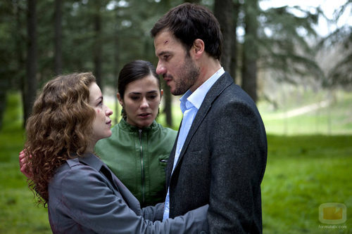 Silvia Abascal, Daniel Grao y Anna Allen