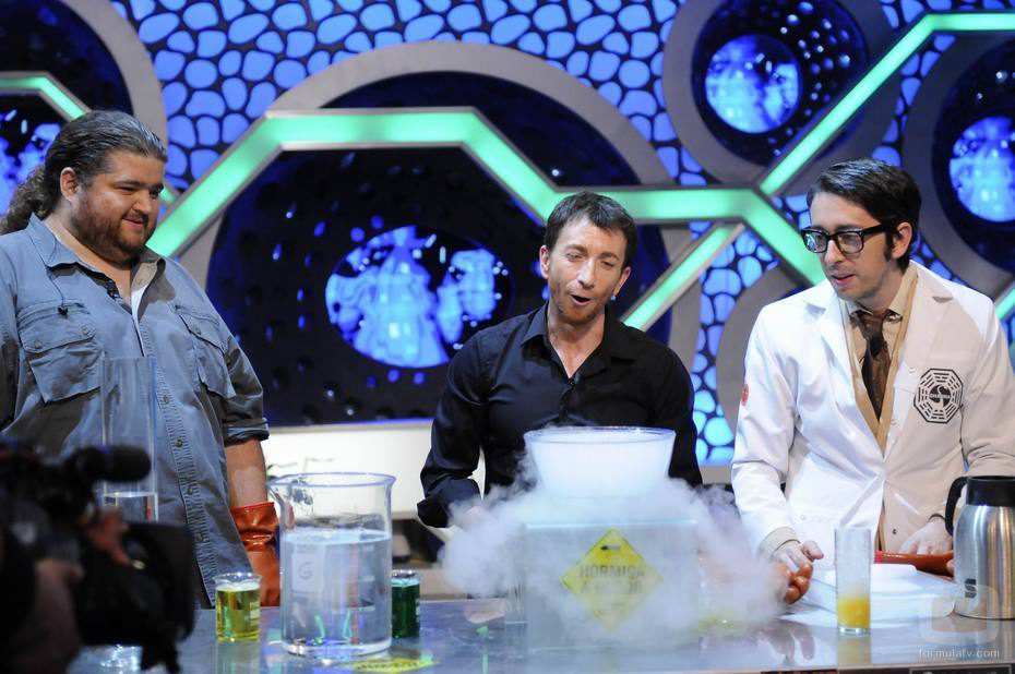 Jorge García experimenta en 'El hormiguero'