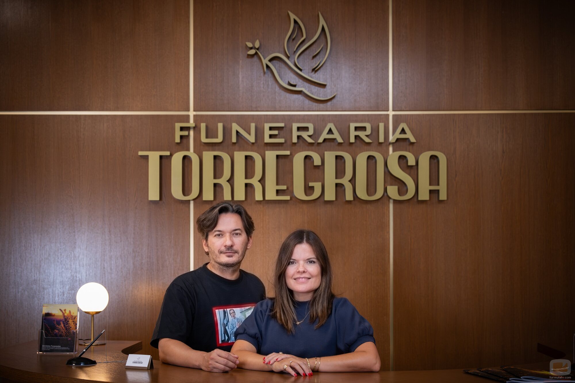 Alberto y Laura Caballero, creadores de 'Muertos S.L.'